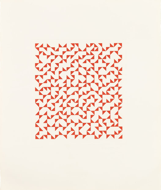 Anni Albers, Triangulated Intaglio IV, 1976