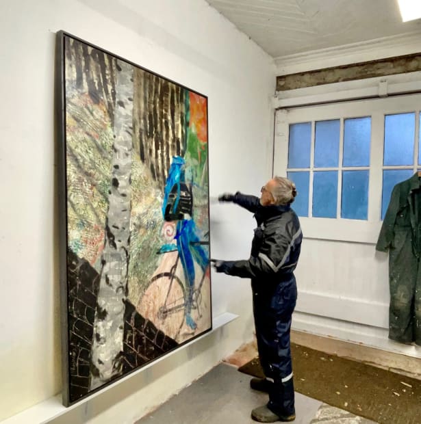 Although not immediately obvious, the paintings in this exhibition are a product of the upheavals of the last 18 months....