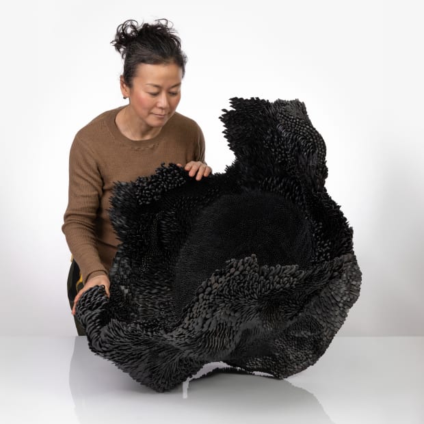 TEFAF 2025: MAJOR NEW STEEL WORK BY JUNKO MORI