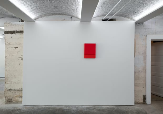 The subtle lines inside the picture plane rather than at the edges are a way of almost painting the shadows...