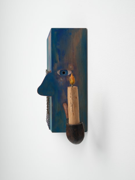'The general structure of most of the sculptures is this 45-degree triangle shape that hangs on the wall. It is...