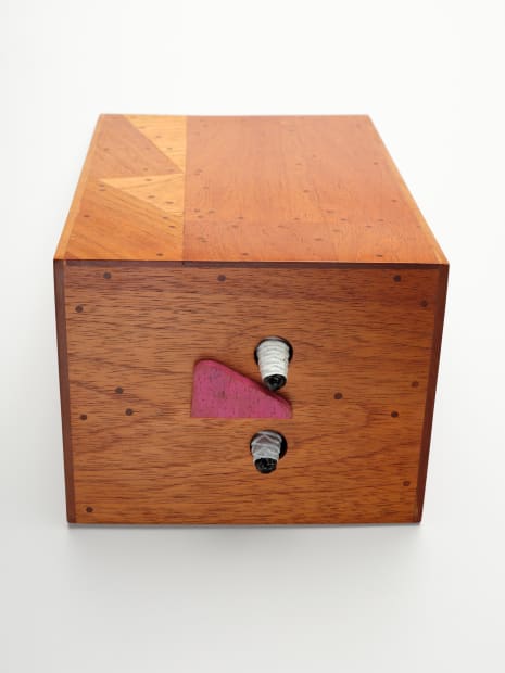'The work is made from wood my father collected during his years as a woodworker, along with wood my good...