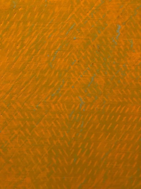 'This painting is an implosion, an effulgence, something has been ignited, and is being asserted. It comes forward in space,...