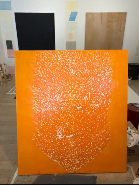 'This painting is an implosion, an effulgence, something has been ignited, and is being asserted. It comes forward in space,...