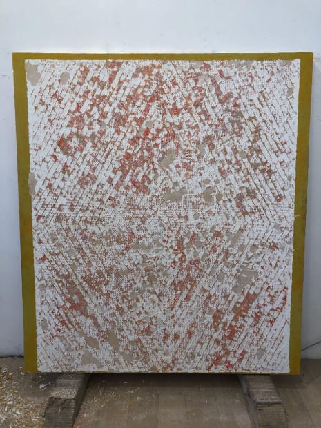 'This painting is an implosion, an effulgence, something has been ignited, and is being asserted. It comes forward in space,...