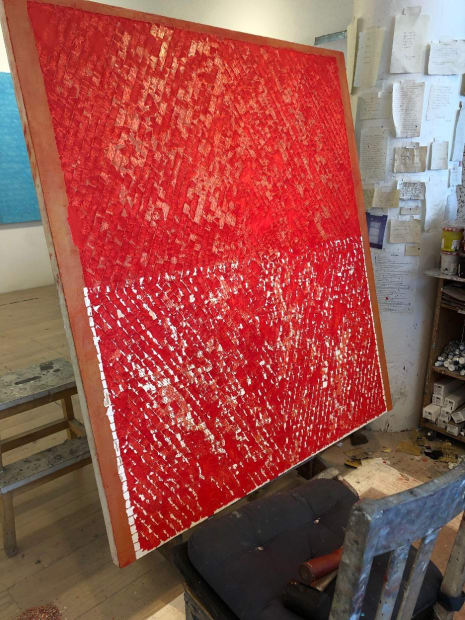 'This painting is an implosion, an effulgence, something has been ignited, and is being asserted. It comes forward in space,...