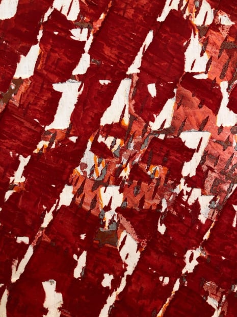 'This painting is an implosion, an effulgence, something has been ignited, and is being asserted. It comes forward in space,...