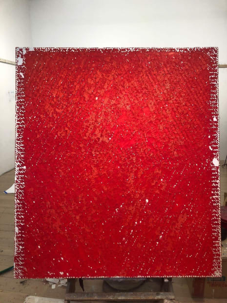 'This painting is an implosion, an effulgence, something has been ignited, and is being asserted. It comes forward in space,...