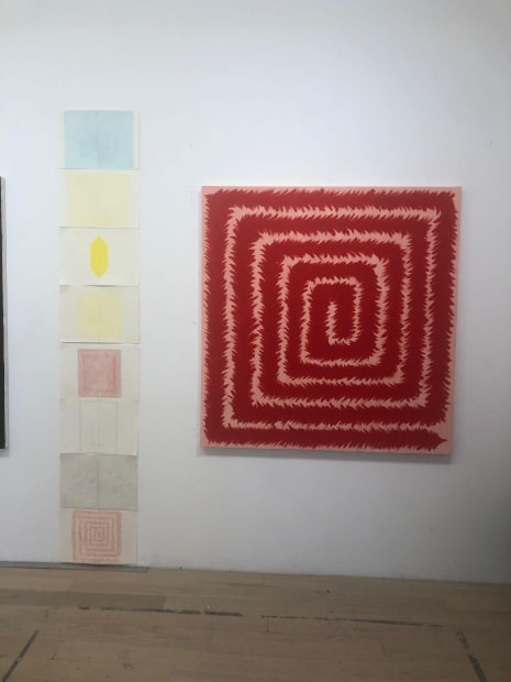 'I call this painting From/With because I think of it as holding many elements in close proximity, and the porousness...