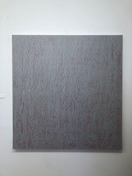 'I call this painting From/With because I think of it as holding many elements in close proximity, and the porousness...