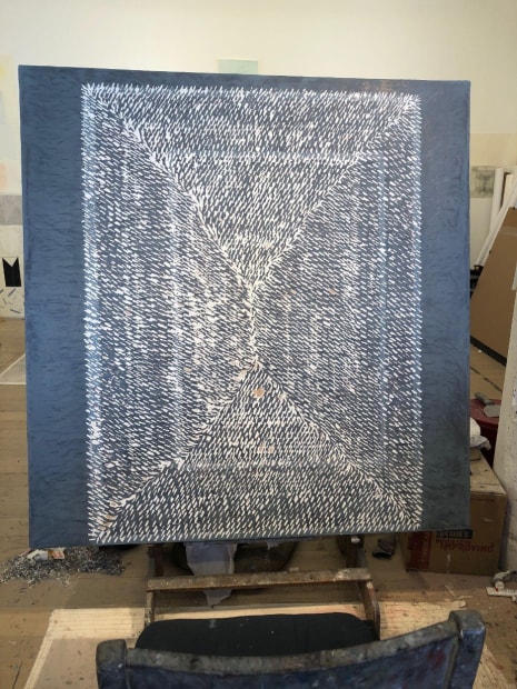 'I call this painting From/With because I think of it as holding many elements in close proximity, and the porousness...