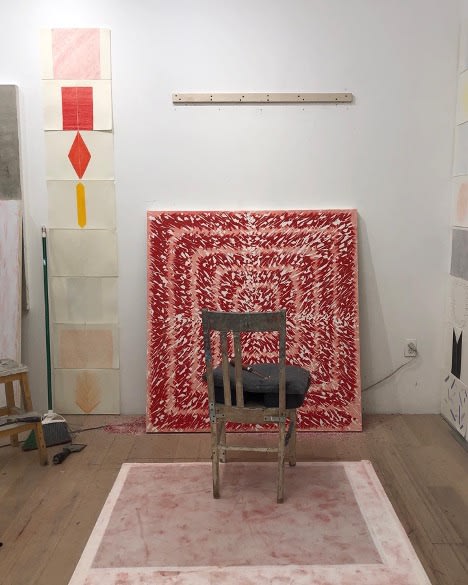 'I call this painting From/With because I think of it as holding many elements in close proximity, and the porousness...