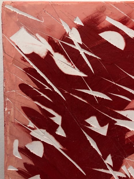 'I call this painting From/With because I think of it as holding many elements in close proximity, and the porousness...