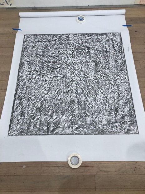 'I call this painting From/With because I think of it as holding many elements in close proximity, and the porousness...