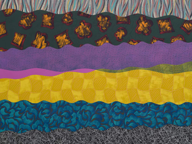 “Cover is in dialogue with Page. An inscribed ground of scribbles, images, and notes become obscured under layers of covers...