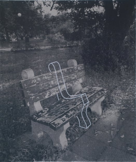 This series of eight serigraphs documents empty benches in public spaces that often provide recluse to lovers. Uninhabited, these benches...