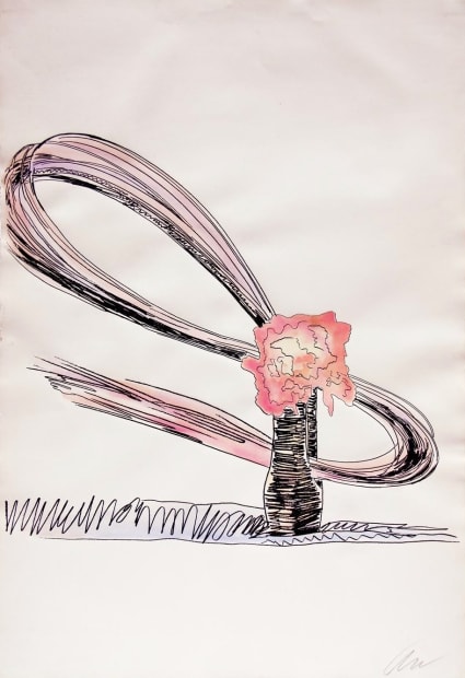 Andy Warhol Flowers (Hand-Coloured) print for sale