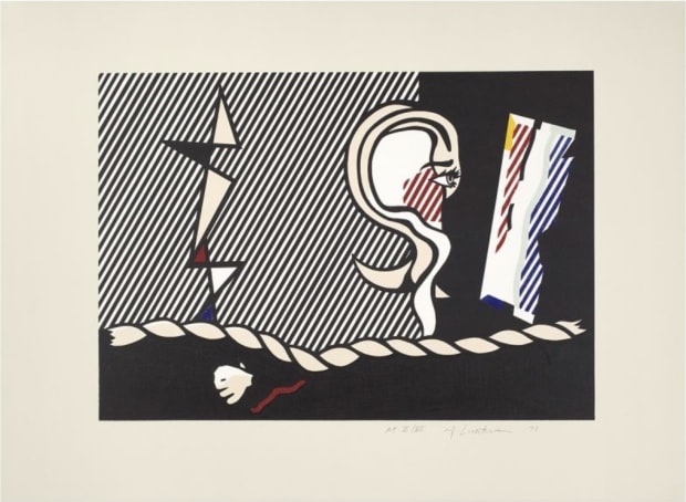 ROY LICHTENSTEIN FIGURES WITH ROPE FOR SALE