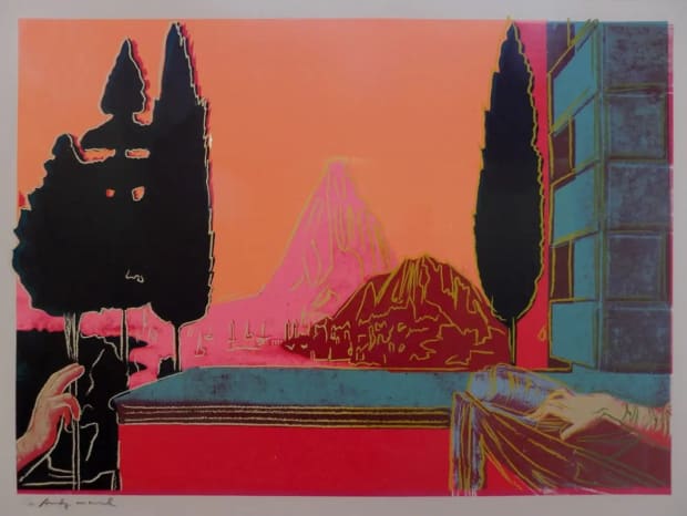 Andy Warhol Details of Renaissance Paintings (Leonardo Da Vinci, The Annunciation, 1472) (F & S II.320), Facts | History |...