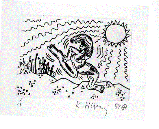 keith haring untitled desert