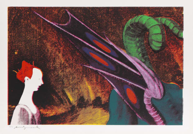Andy Warhol Details of Renaissance Paintings (Paolo Uccello, George and the Dragon, 1460) (F & S II.326) for sale