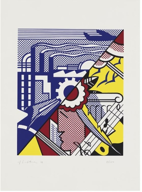 Roy Lichtenstein Industry and The Arts II