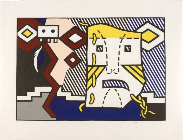 Roy Lichtenstein American Indian Theme V
