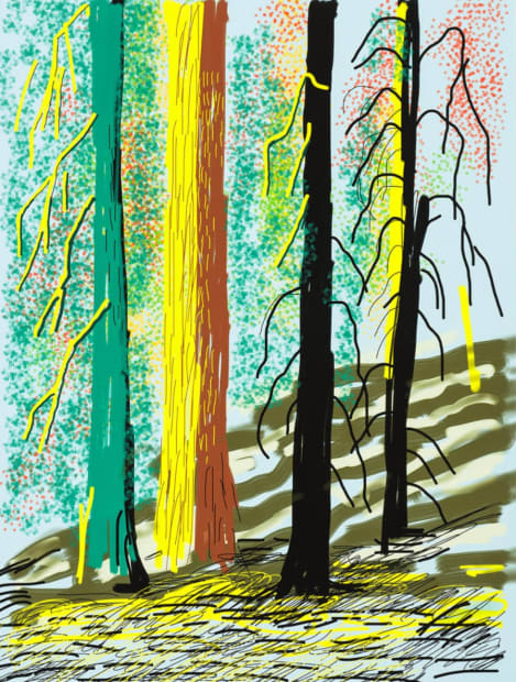 Hockney Yosemite Suite Series No.7