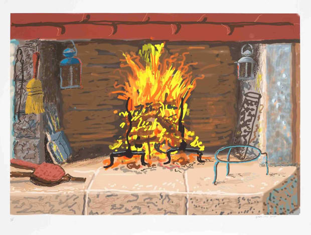 Hockney A Bigger Fire