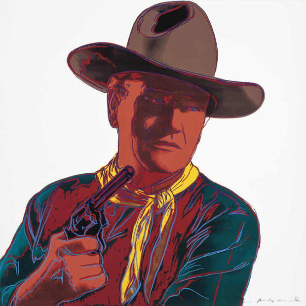 Andy Warhol John Wayne (F & S II.377) For sale