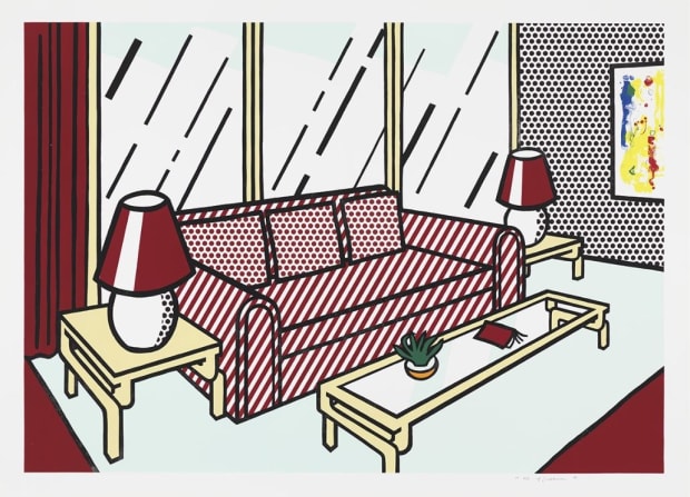 Roy Lichtenstein Red Lamps