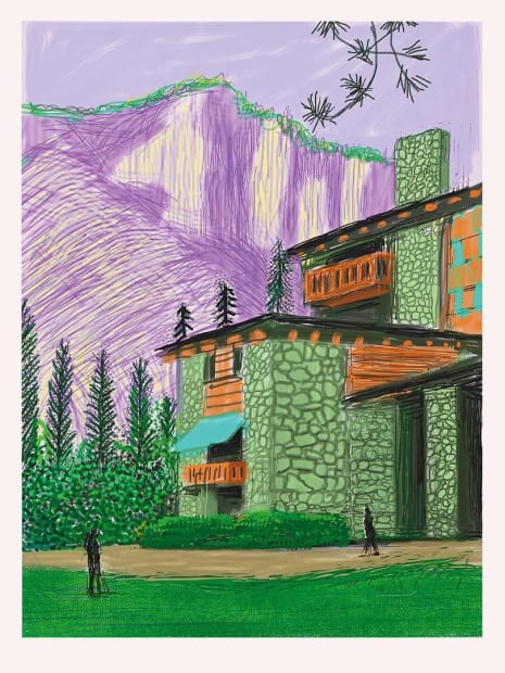 Hockney Yosemite Suite No.23