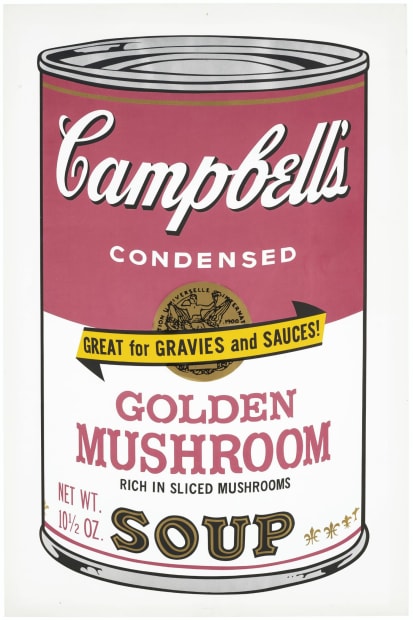 Campbell's Soup Golden Mushroom (F & S. ii 62) For Sale