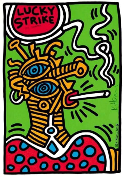 Keith Haring Lucky strike portfolio
