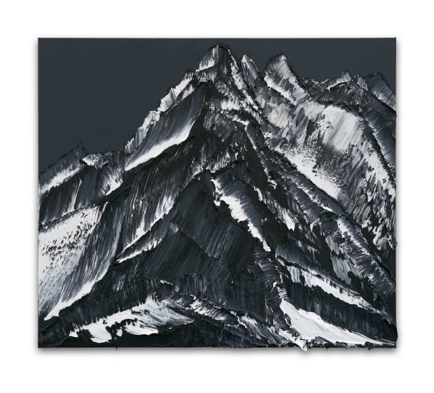 Conrad Jon Godly painting of Swiss Alps