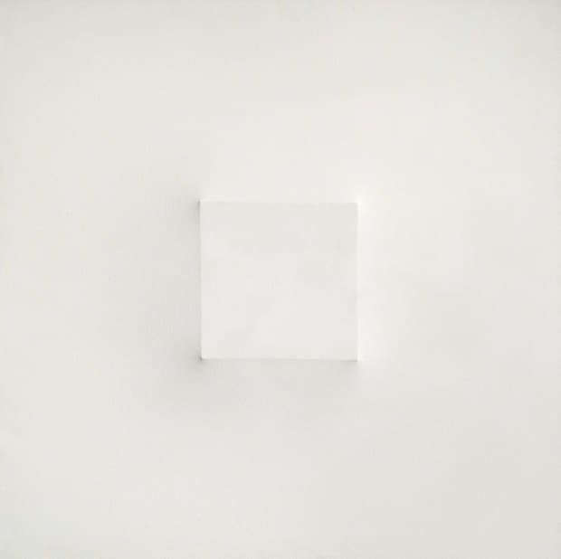 Turi Simeti, Quadrato su quadrato (Square on square)