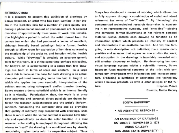 At a time when computers were primarily used for business, science, and military applications, Rapoport was gathering and processing data...