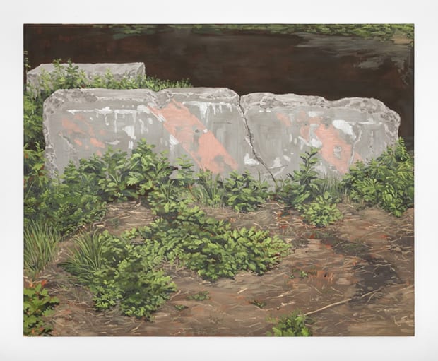 'My work has a quiet anxiety or energetic stillness., While there is no action existing in the work, a tense...