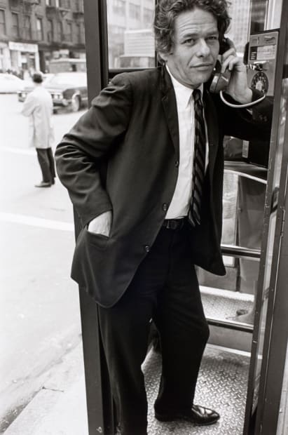 In Winogrand’s unique approach to the act of photographing he put himself in the middle of the scene actively participating...