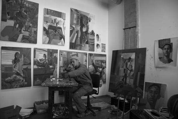 MIKEY YATES B. 1992 Sulzbach-Rosenberg, Germany. Lives and works in Denver, Colorado. Mikey Yates grew up moving from place to...