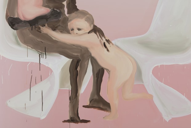 I was really interested in thinking about the female figure in a fresh way; in a new way; and that...