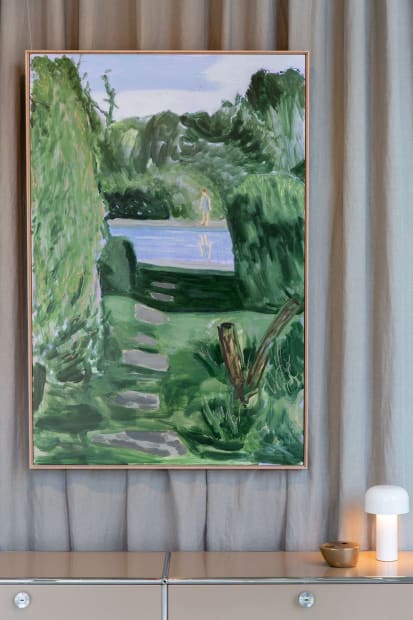 Looking out the window at the garden beyond, feeling freed from the unmappable regions of my interior world, Dolby and...