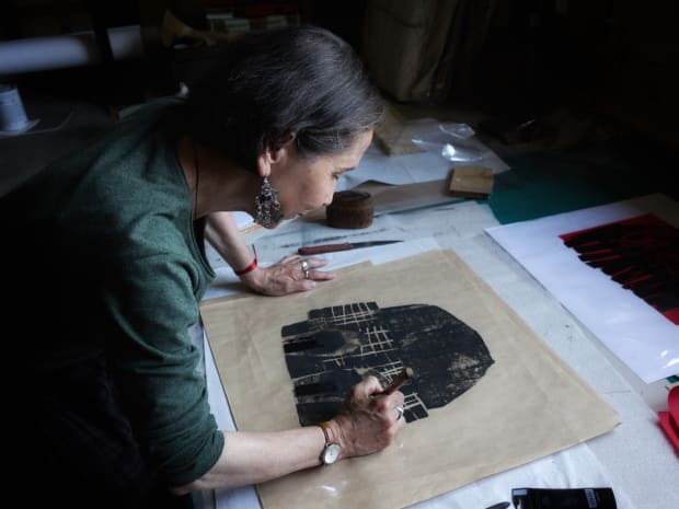 You have pointed to naïve art, art brut, folk art and archaeology as influences in your work. Where do you...