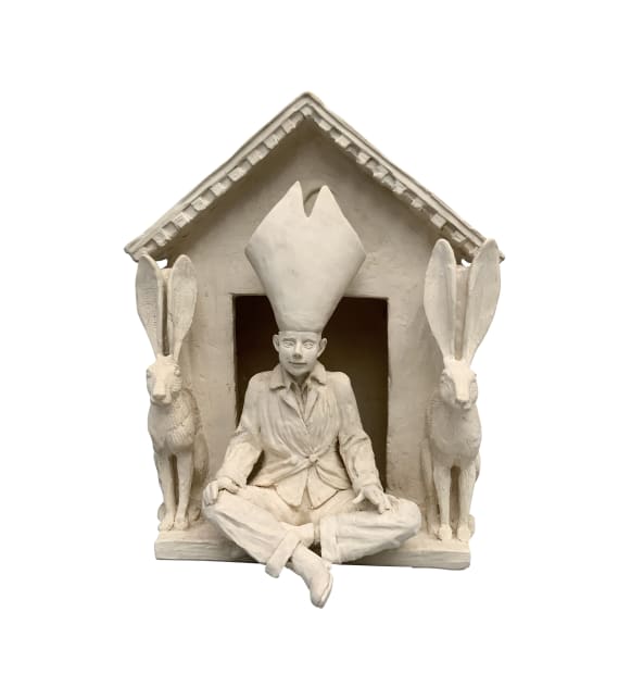 THE HOUSE OF POPE JOEY, 2013 Porcelain 12 x 9 x 7 in. 30.5 x 22.9 x 17.8 cm. (TC...