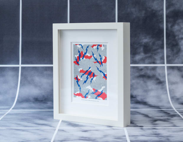 Letterpress print on paper, WORKS FROM NORITAKA TATEHANA 'DUAL DIALOGUE'