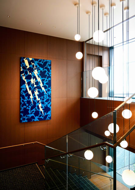 Descending Painting 'Karahana', Acrylic on canvas mounted on panel | 240.0 x 120.0 cm | 2025