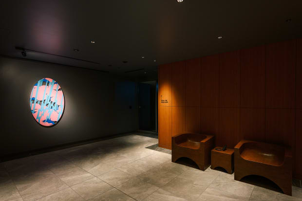 Descending Painting, Acrylic on acrylic board, wood | 145.0 x 90.0 cm | 2025