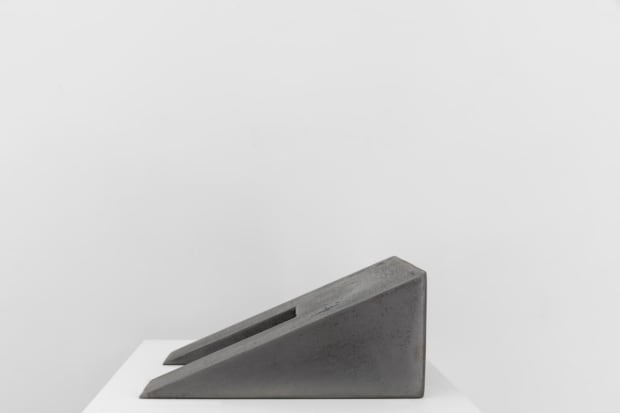 With the artist's hand visibly present on the surface of these works, their darkened fullness constitutes a necessary inversion of...