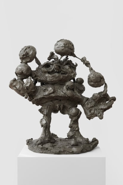 As if to reinforce the physical nature of her subjects, Schutz's use of paint is layered and thickly applied onto...