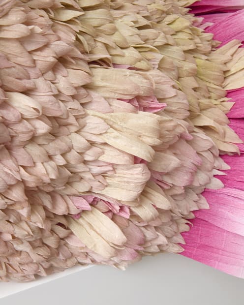 This piece is driven by the flower it resembles: the echinacea supreme coneflower, a lesser-known echinacea with a gumdrop-like head....